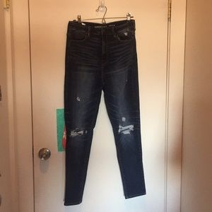 american eagle super stretch highest rise jeggings